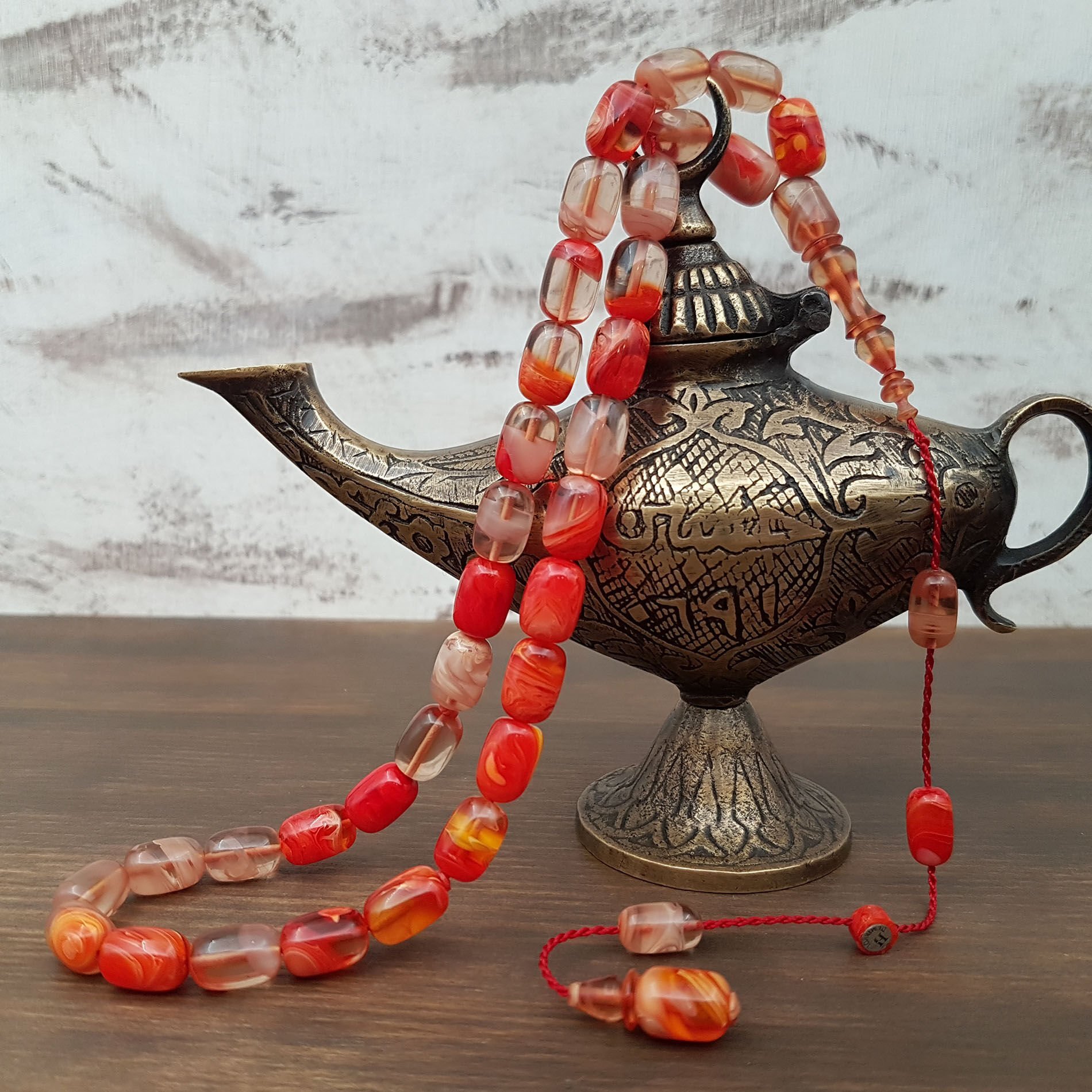 Usta İmzalı Özel Renk TuruncuHareli Sıkma Kehribar