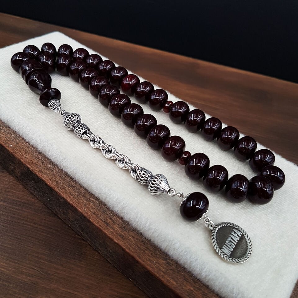 Premium Kişiye Özel Teker Sıkma Kehribar Tesbih