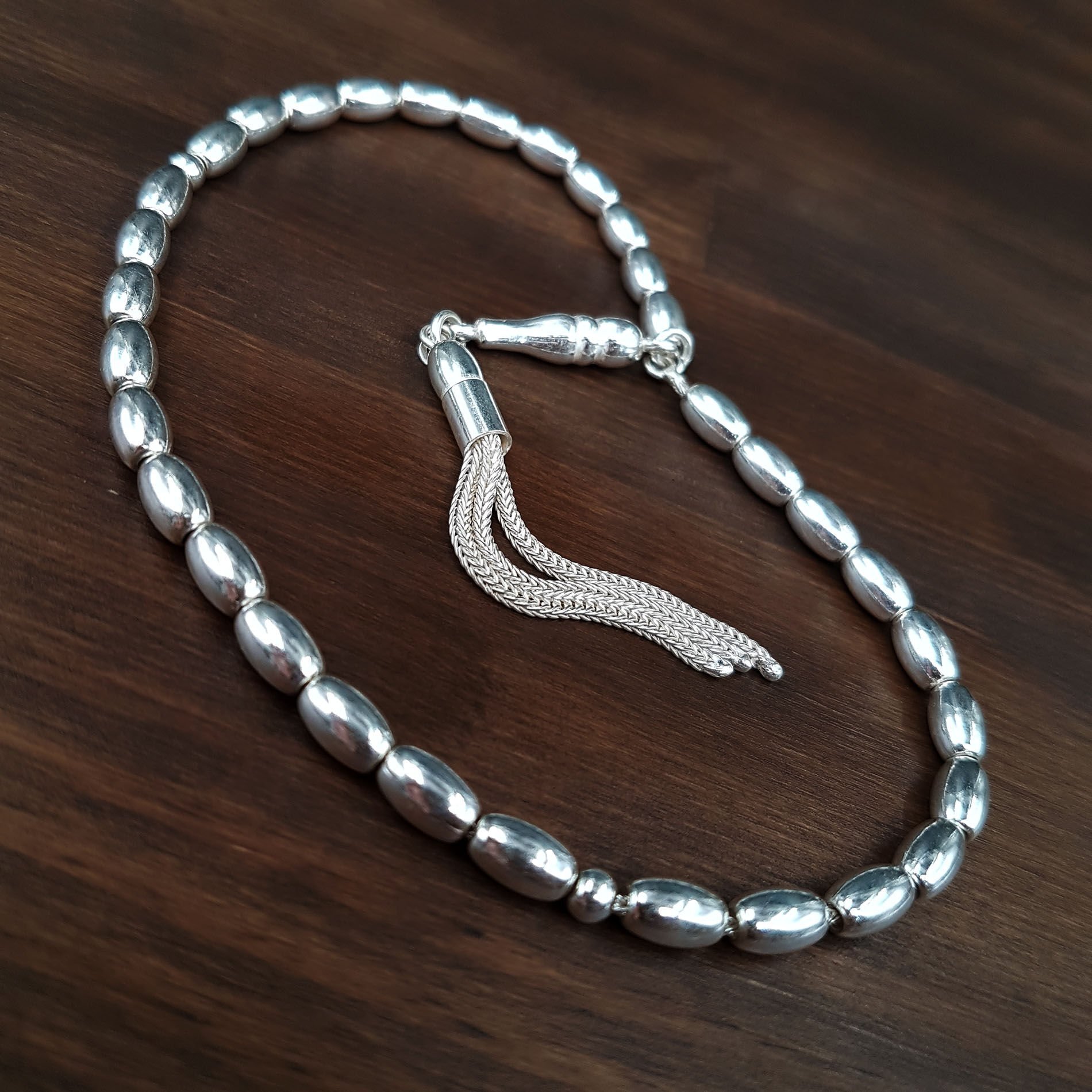 Bürokrat Boy Gümüş Tesbih