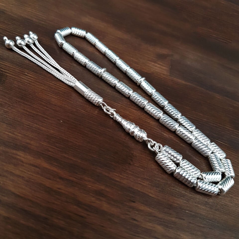 Kapsül Kesim Gümüş Tesbih