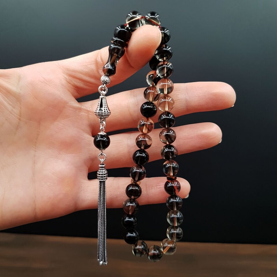 Bilek Boy Gümüş Püskül Hareli Küre Ateş Kehribar