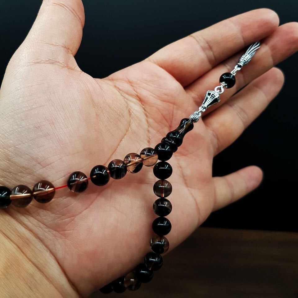 Bilek Boy Gümüş Püskül Hareli Küre Ateş Kehribar