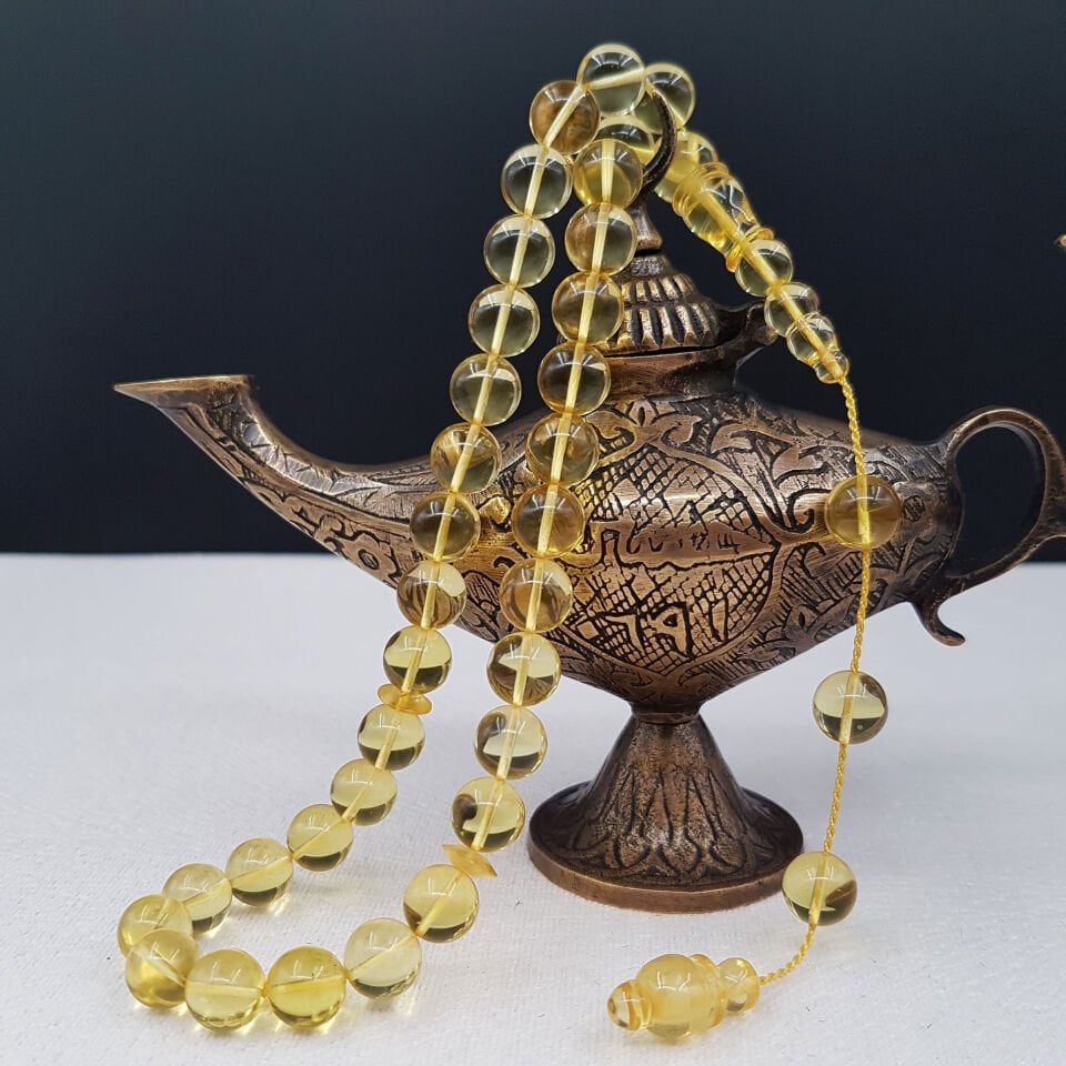 20 Gram Sistemli Küre Damla Kehribar Tesbih