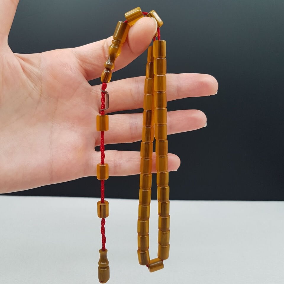 Oval Kesme Dabbas Cubuk Sıkma Kehribar