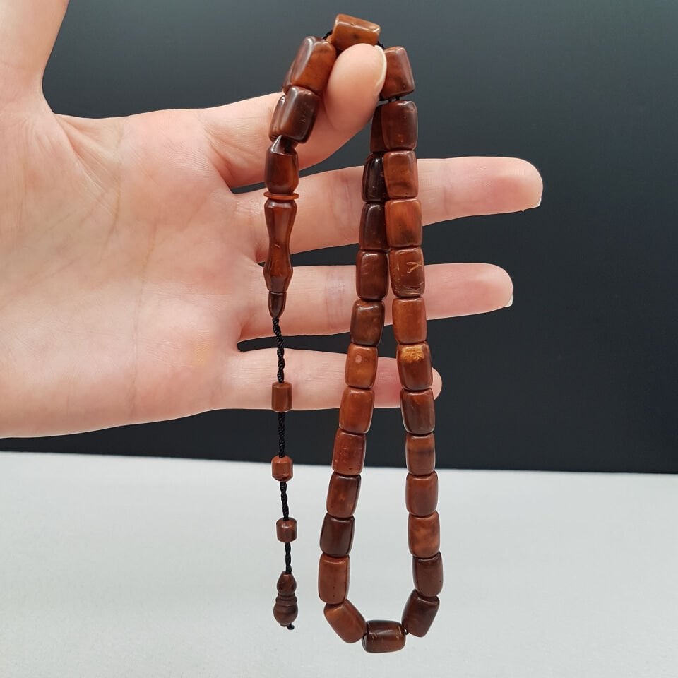 Kapsül Kesim Koyu Kuka tesbih