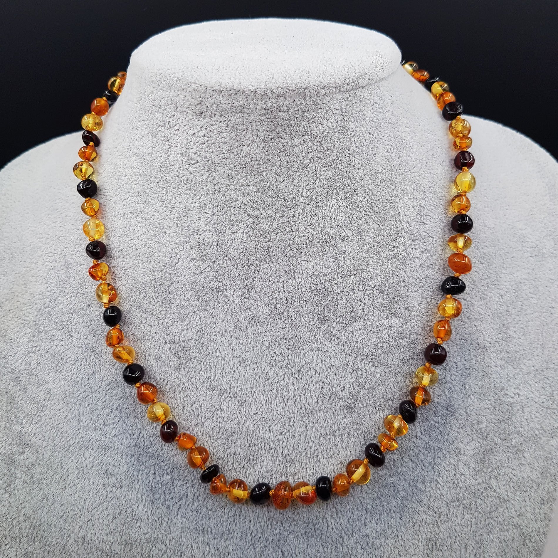 Çocuk Karma Damla Kehribar kolye