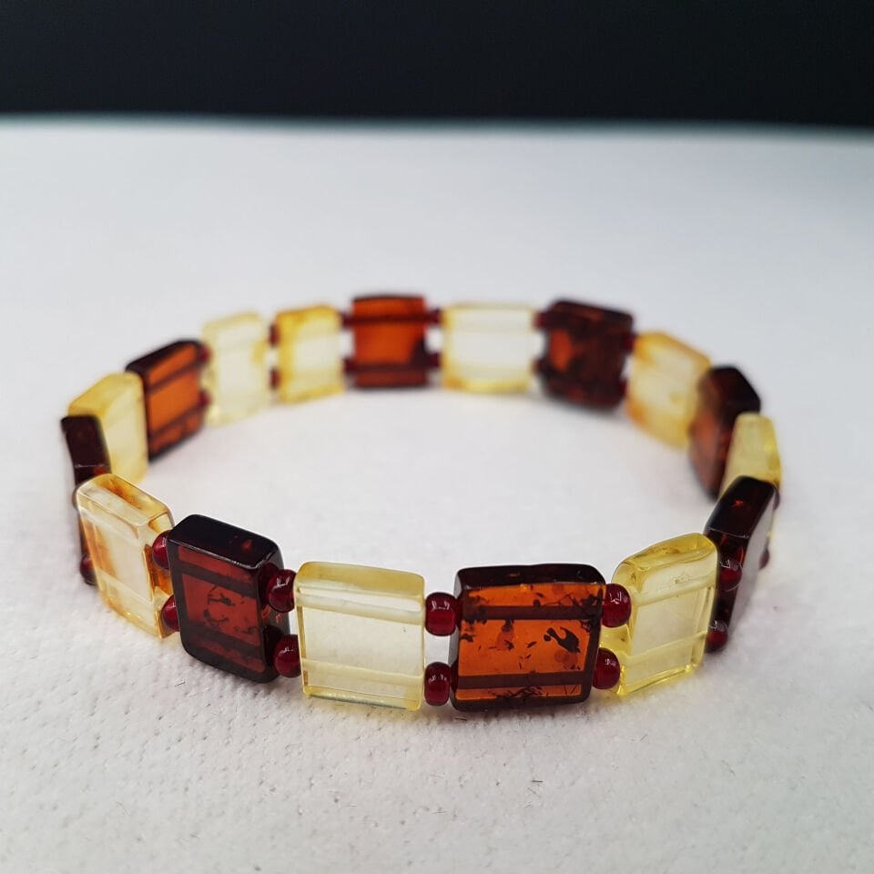 Özel İşcilik Karma Kaya Damla Bileklik